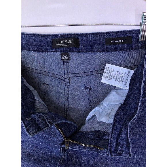 Judy Blue Jeans Womens 11/30‎ Relaxed Fit Speckled Mineral Wash Stretch JB88226 - Picture 3 of 5